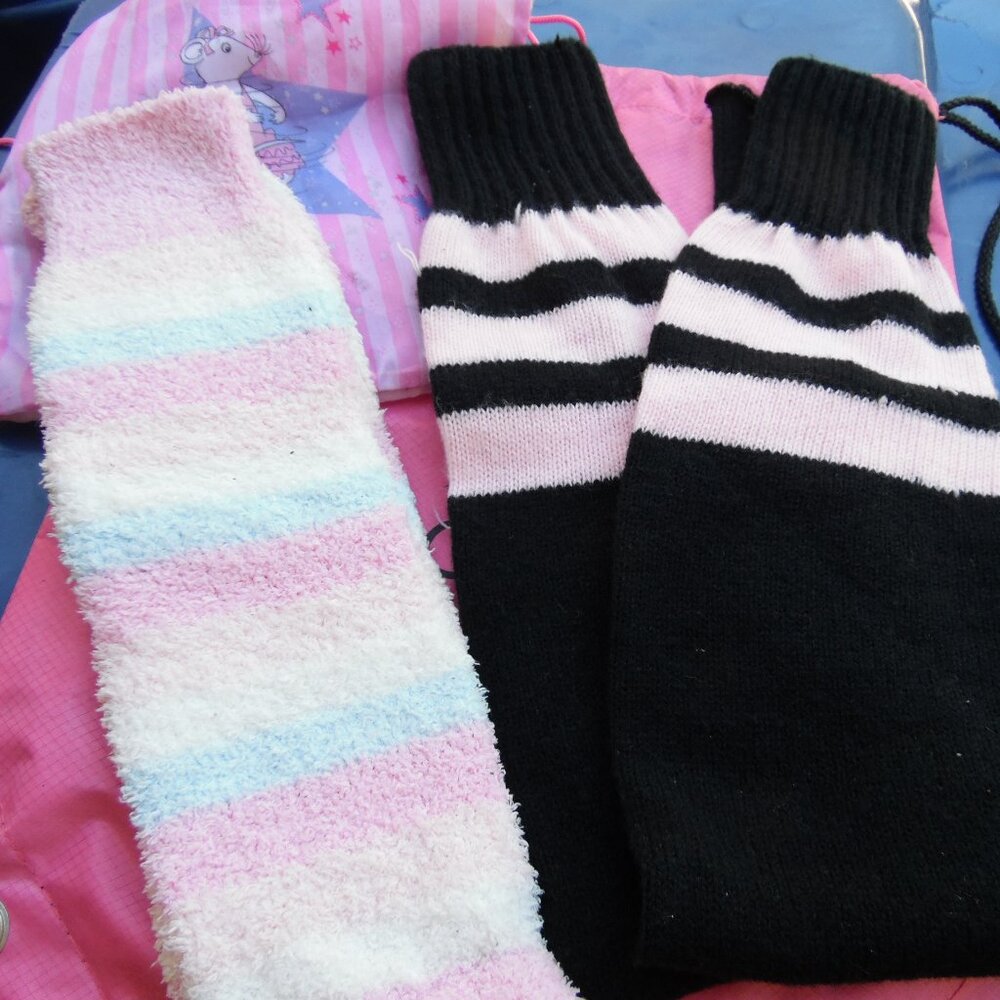 ballerina yoga leg warmers